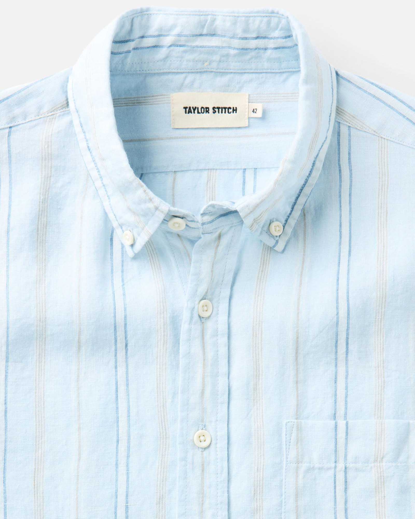 The Jack in Blue Sky Stripe Linen