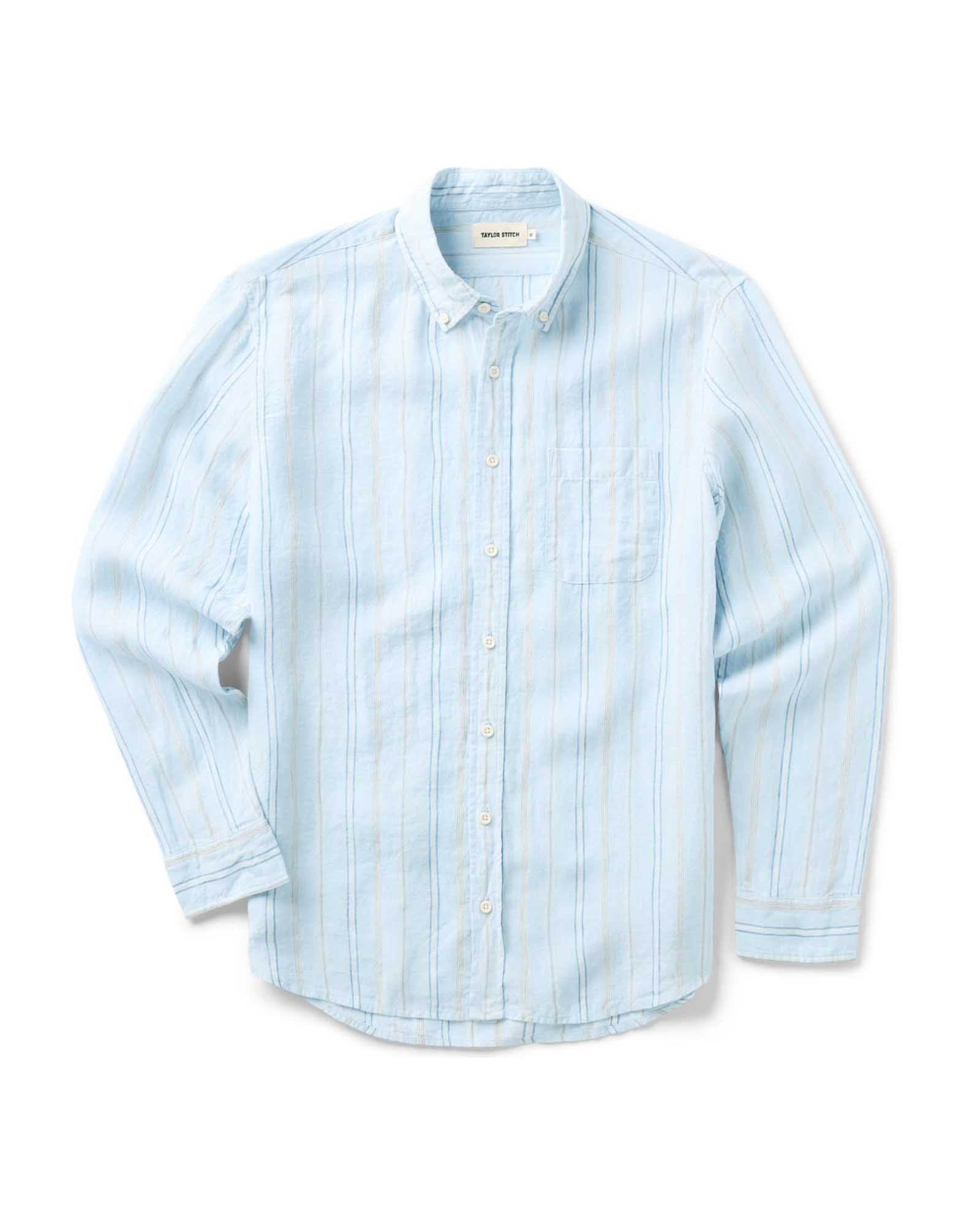 The Jack in Blue Sky Stripe Linen