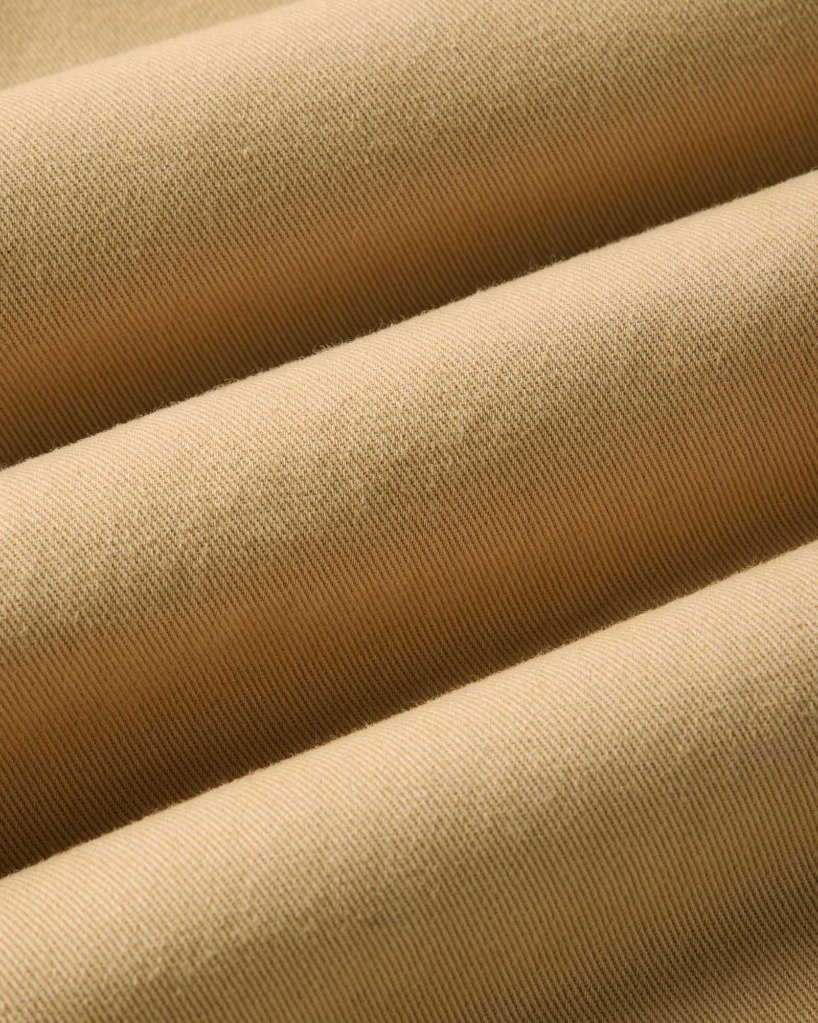 The Pleated Short in Organic Field Khaki Twill