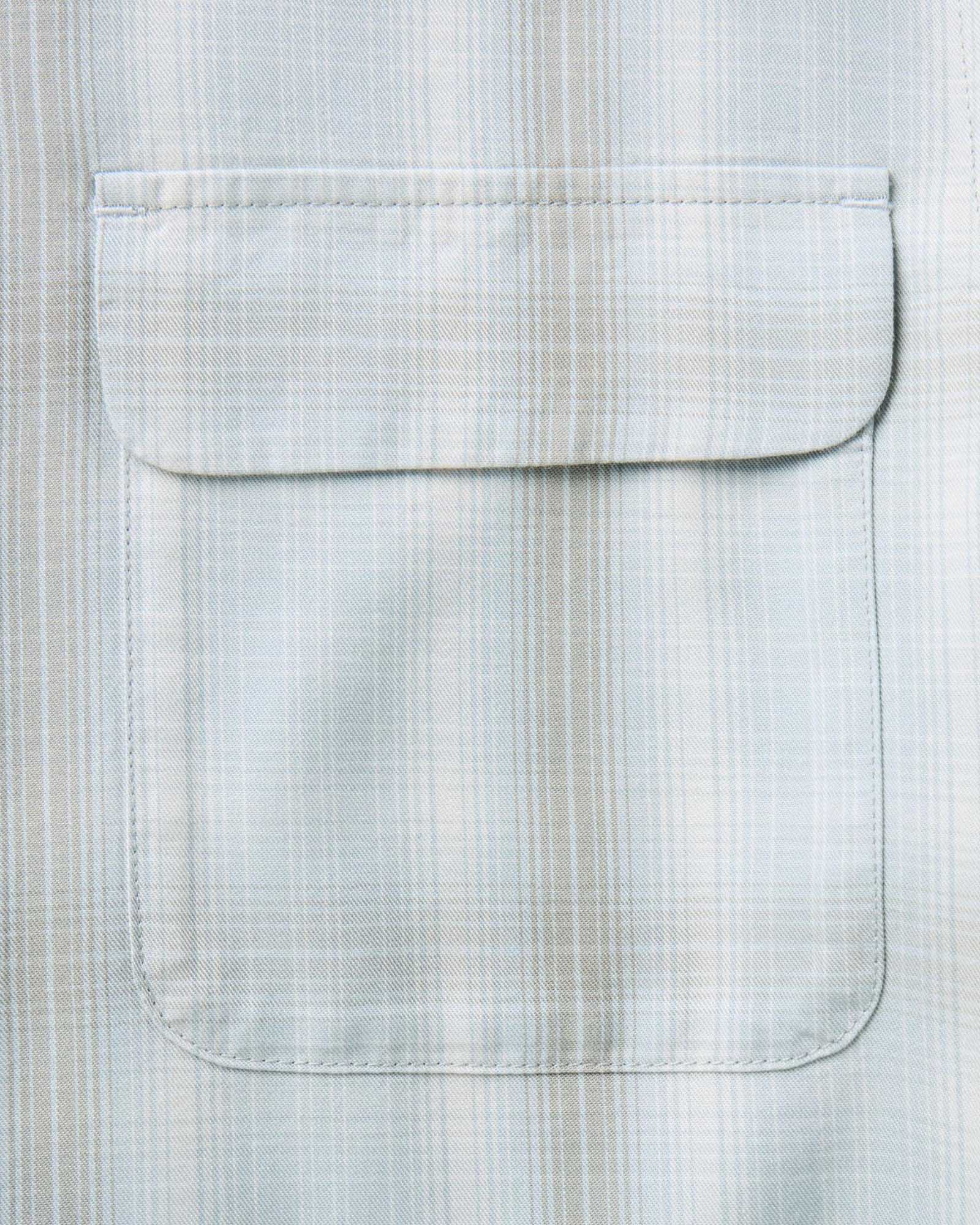 The Shore Shirt in Fog Check Lyocell