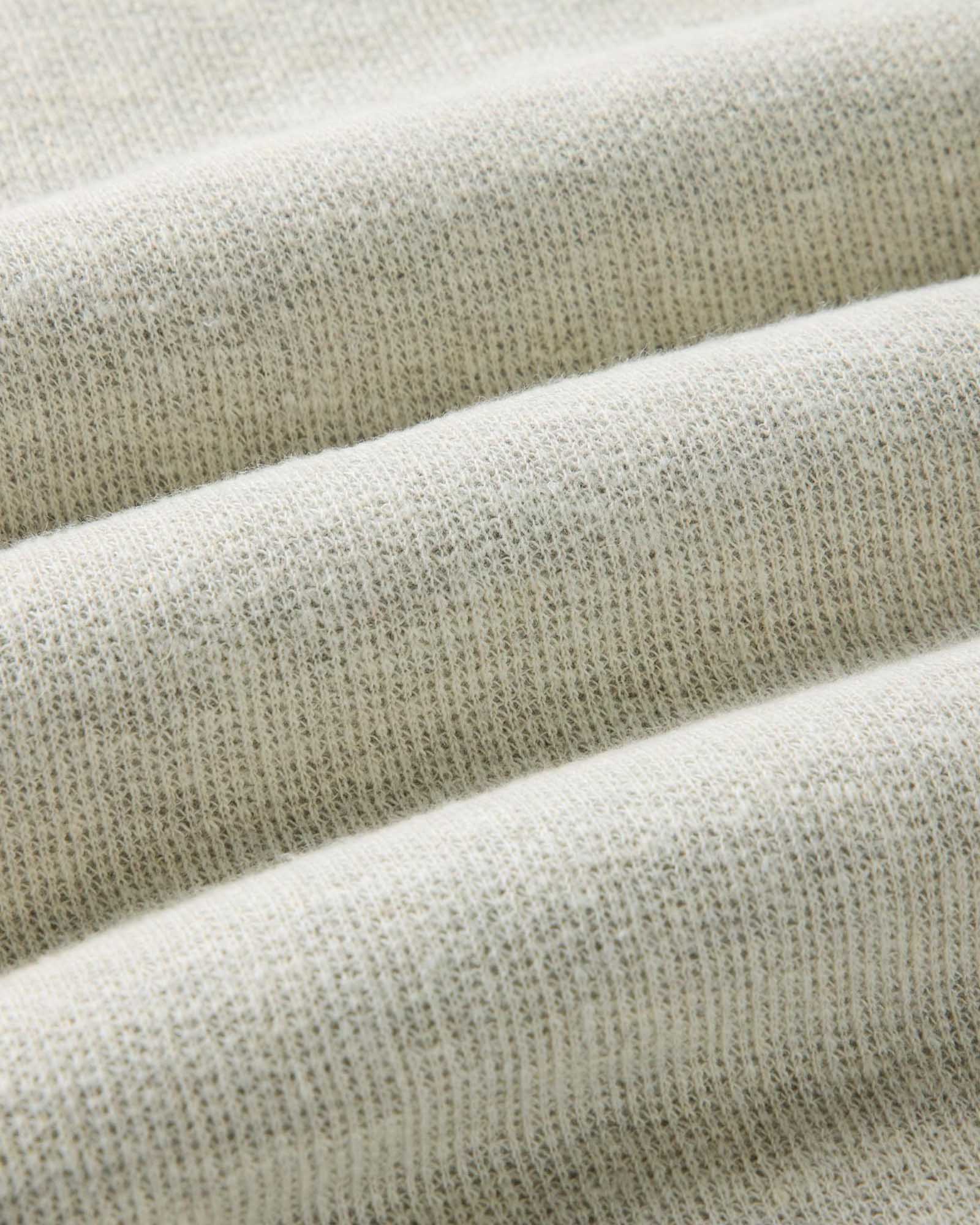 The Short Sleeve California in Heather Oat Double Knit