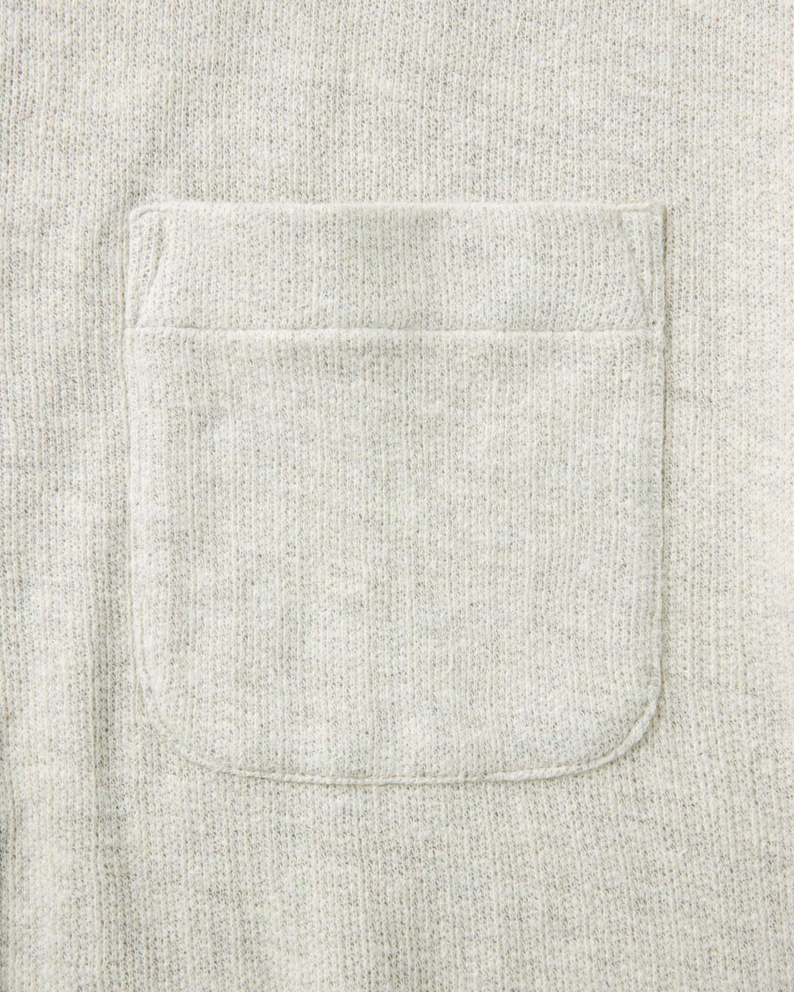 The Short Sleeve California in Heather Oat Double Knit