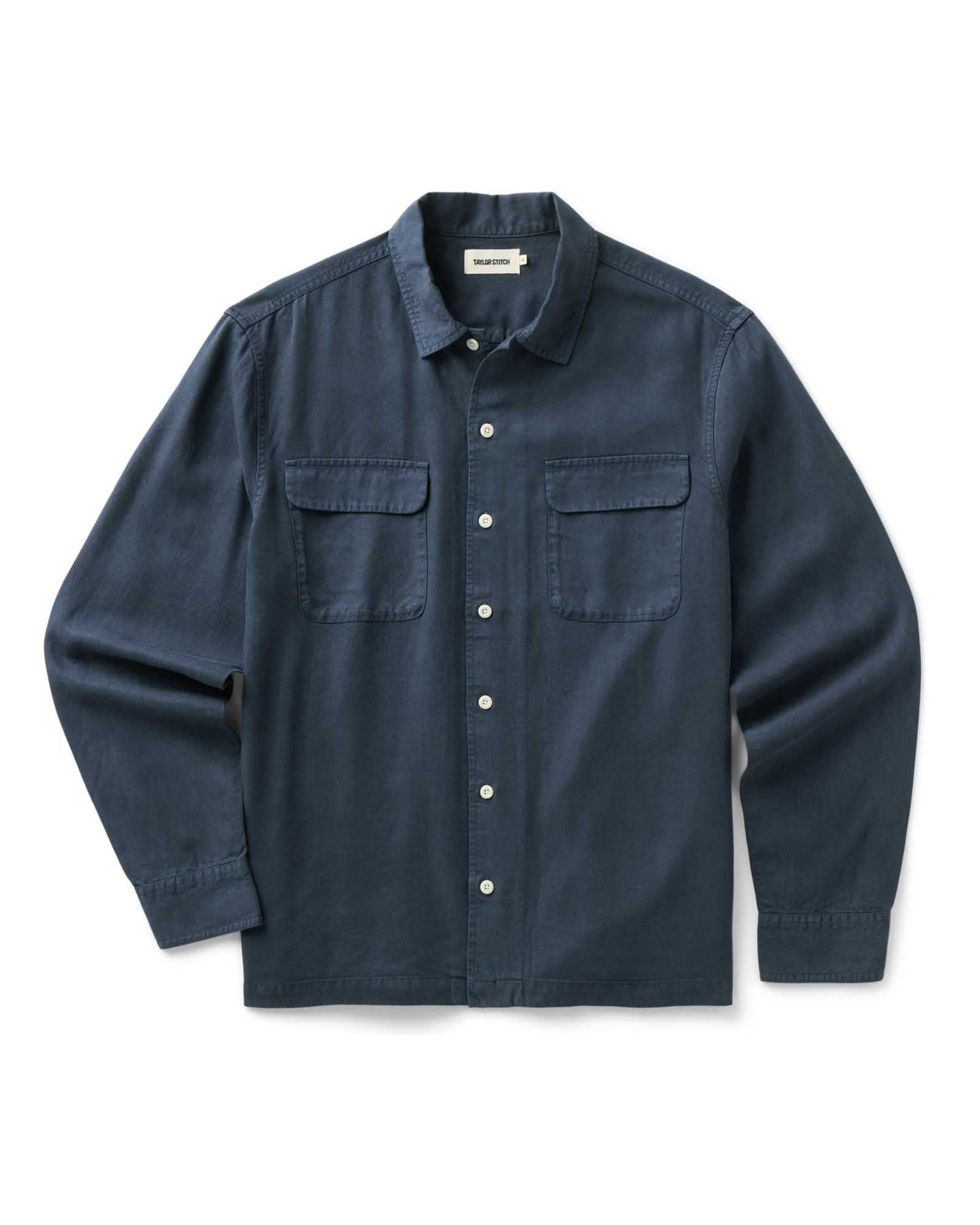 The Shore Shirt in Navy Lyocell