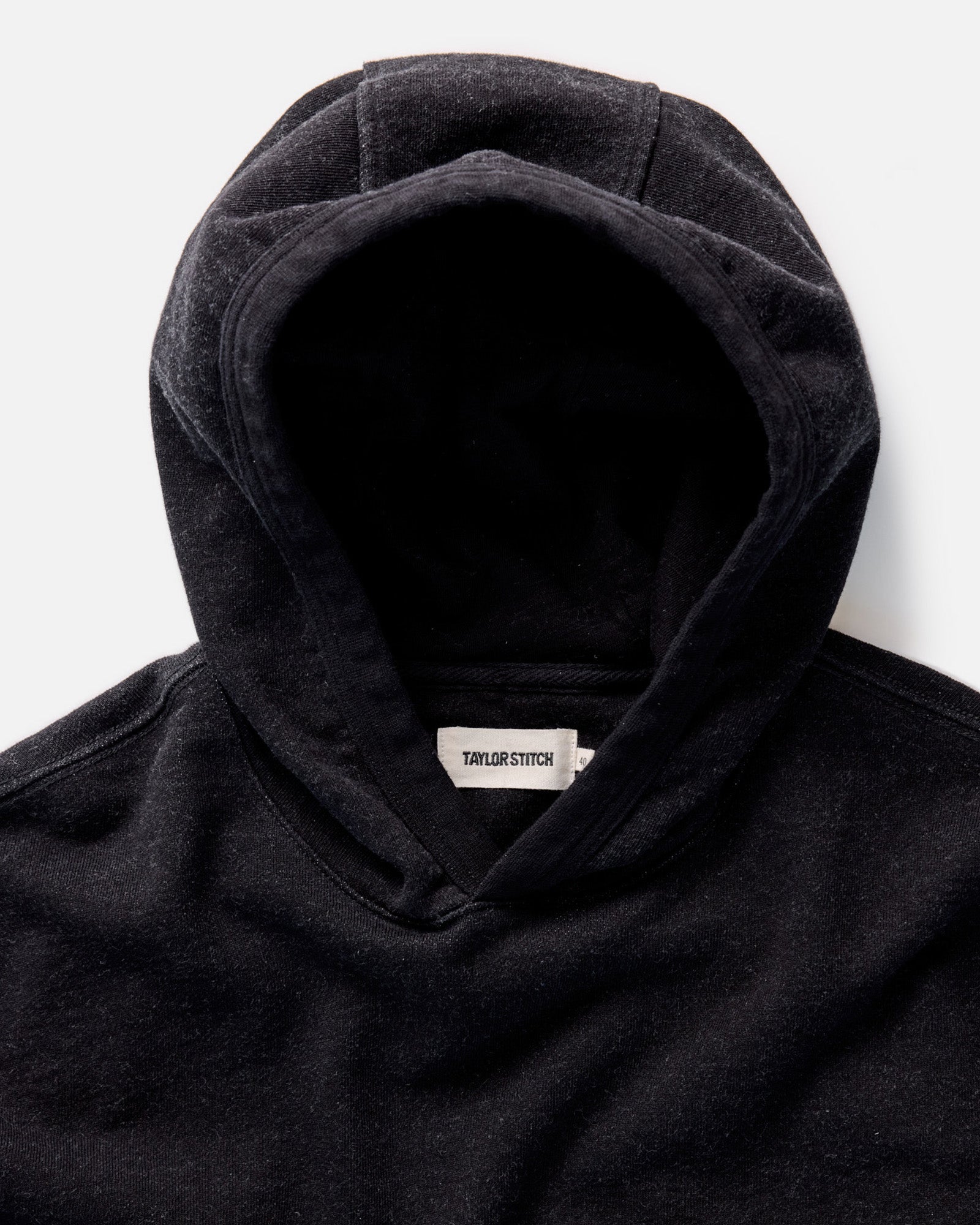 The Sunset Hoodie in Black Indigo Terry