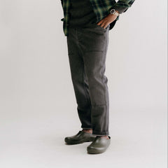 The Chore Pant in Coal Chipped Canvas