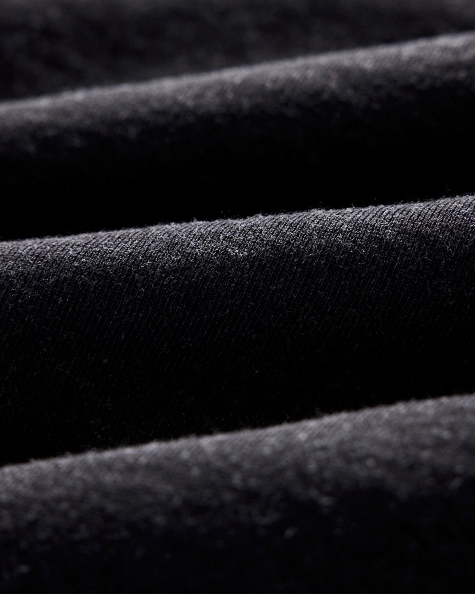 The Sunset Hoodie in Black Indigo Terry