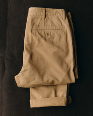 The Slim Foundation Pant in Organic Khaki
