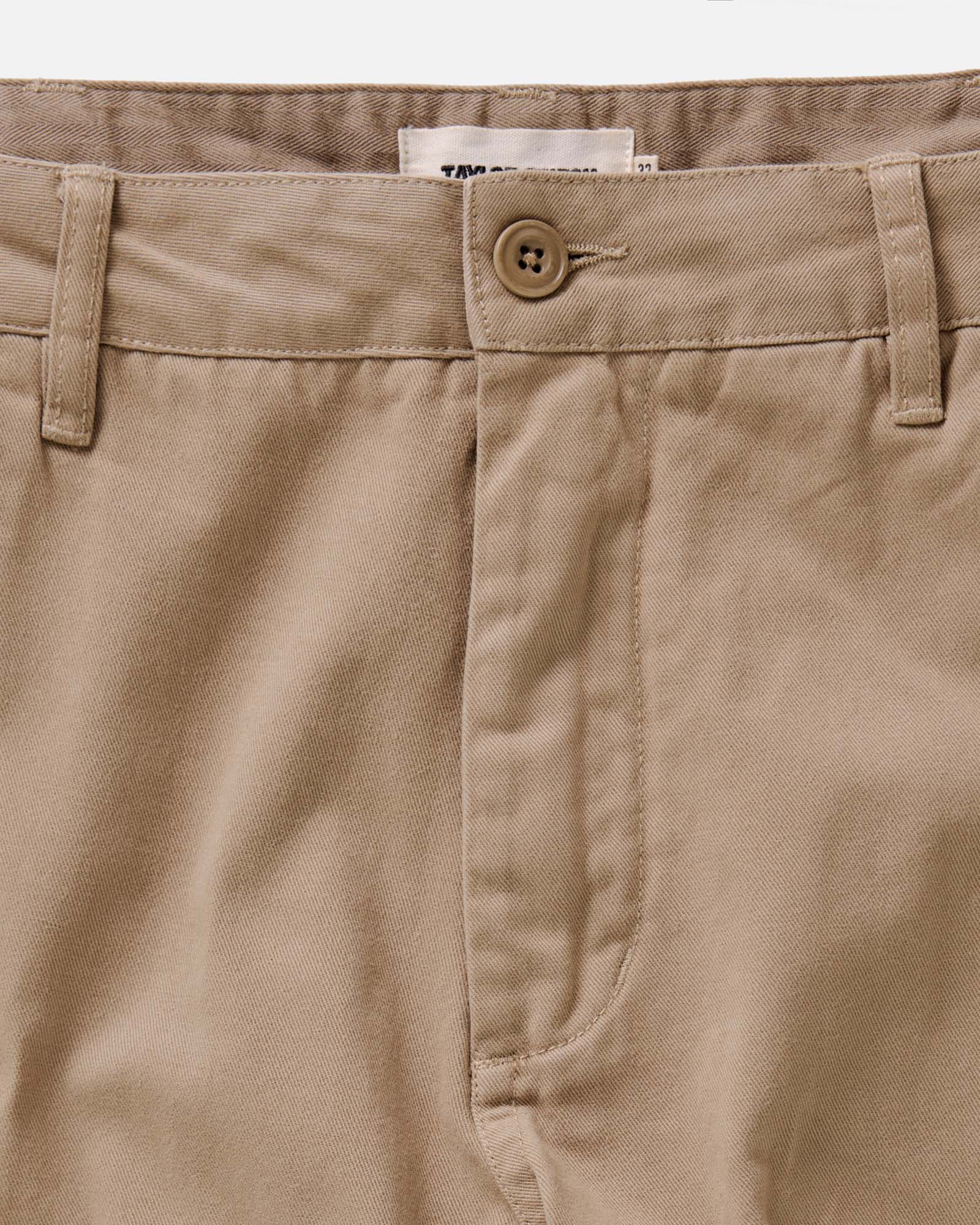 The Slim Foundation Pant in Organic Khaki