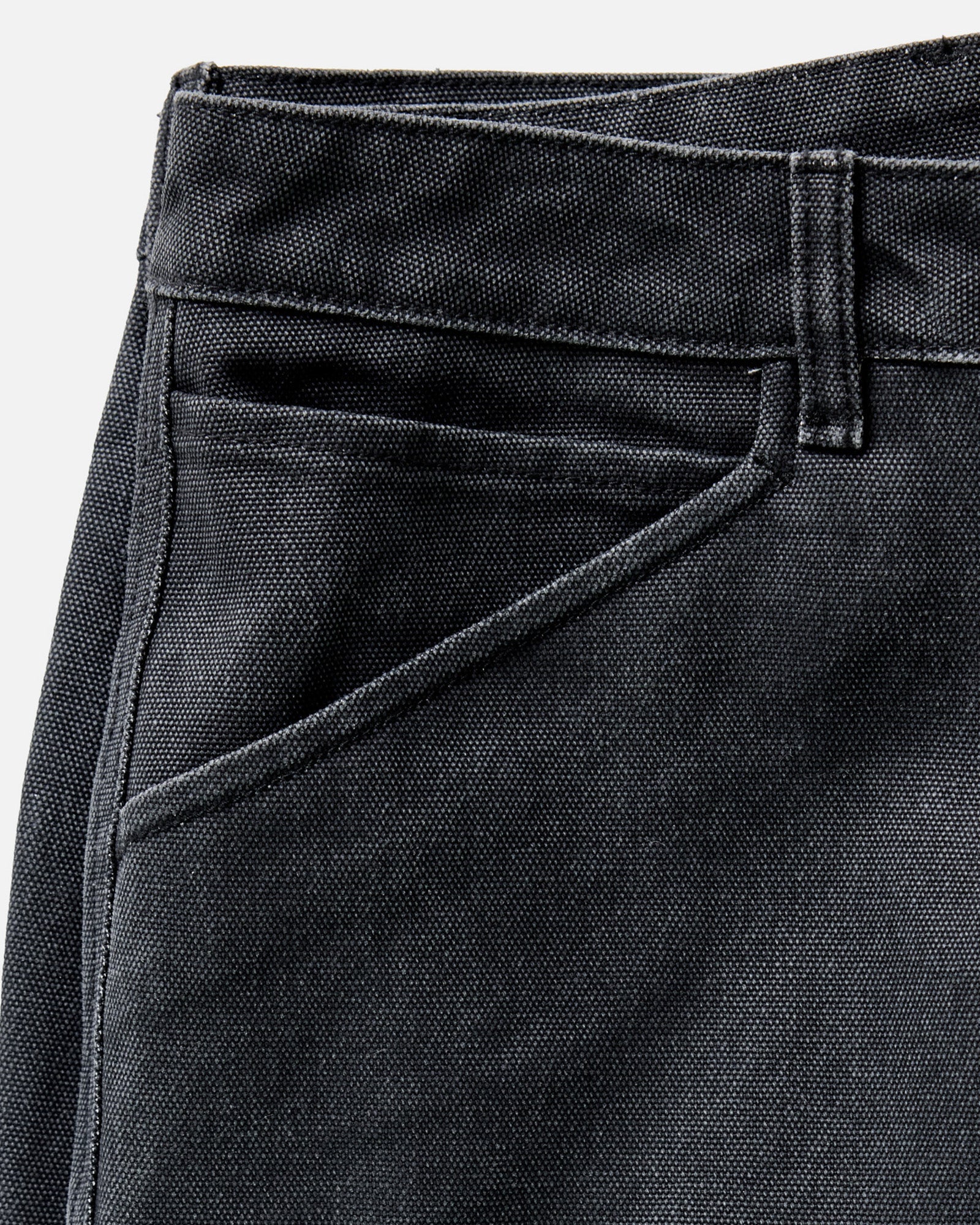 The Chore Pant in Coal Chipped Canvas