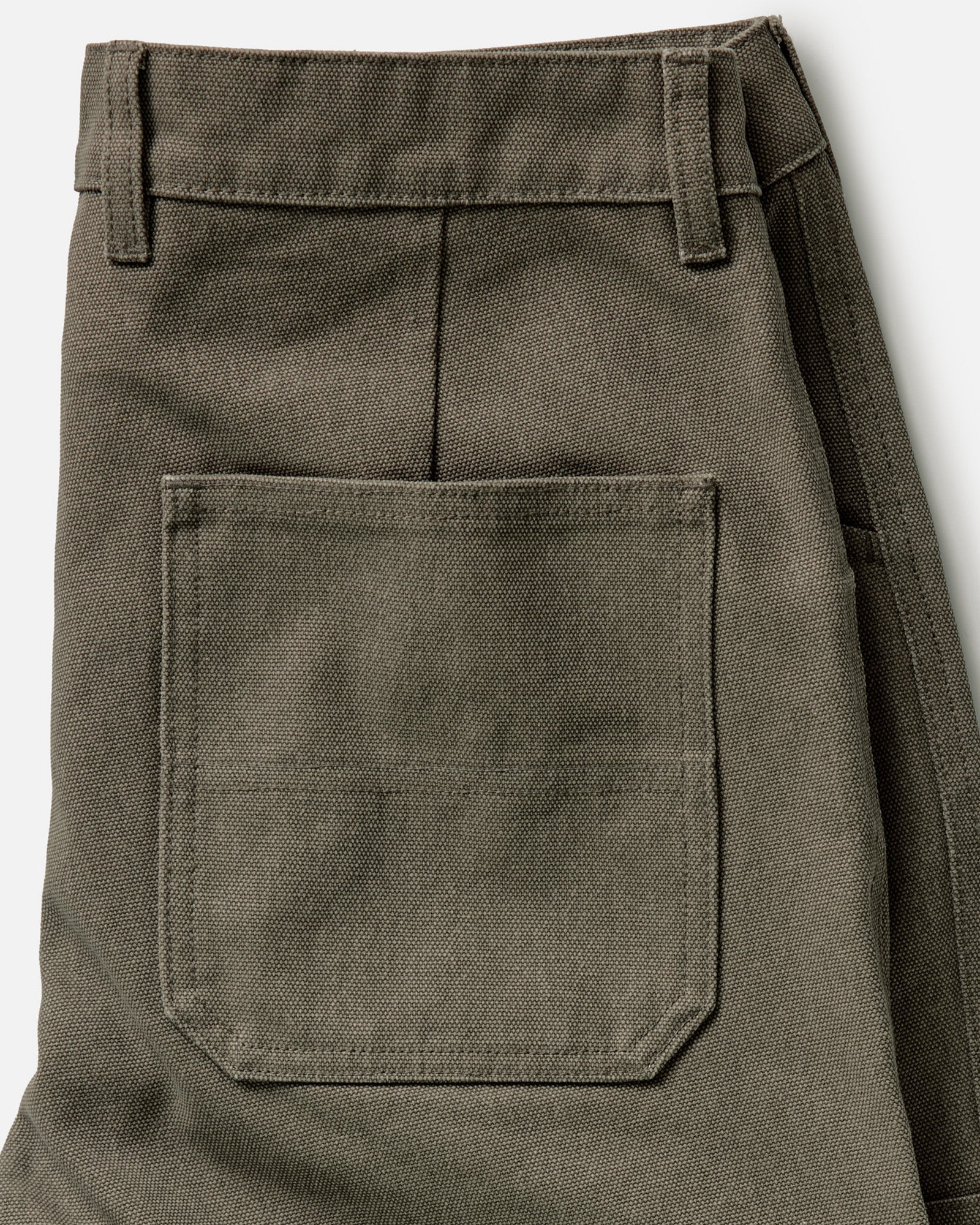 The Chore Pant in Stone Chipped Canvas