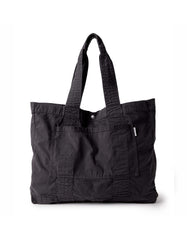 The Foundation Tote in Organic Faded Black