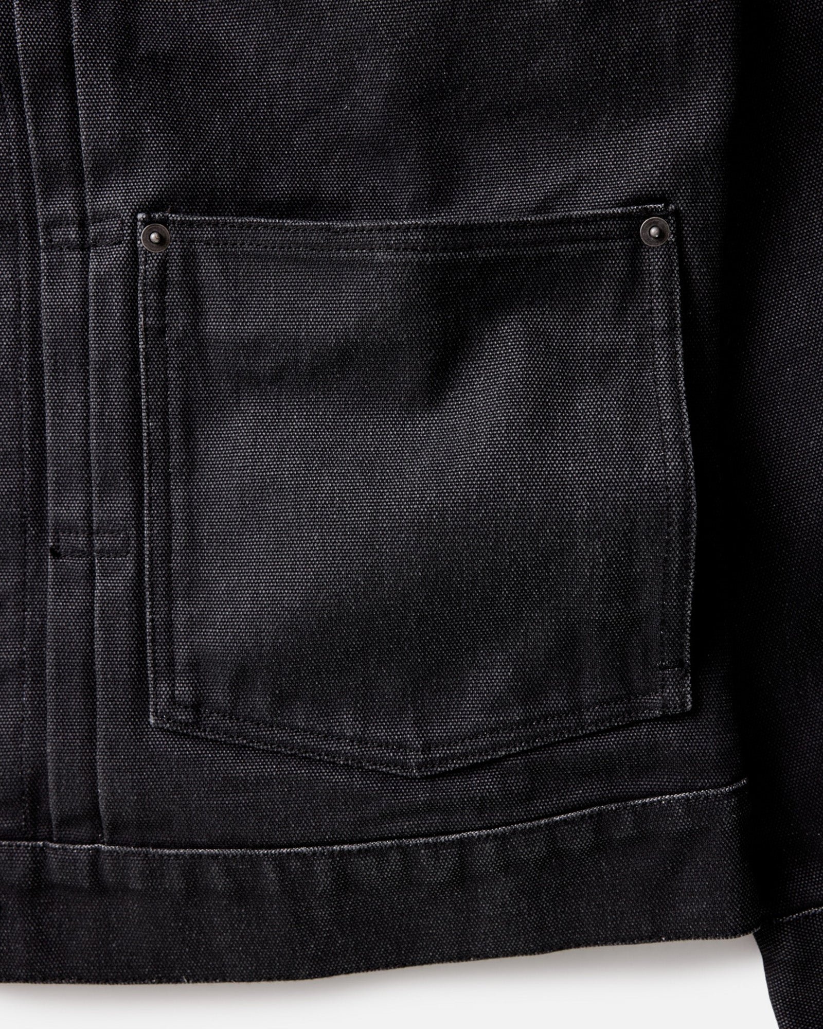 The Ryder Jacket in Coal Chipped Canvas