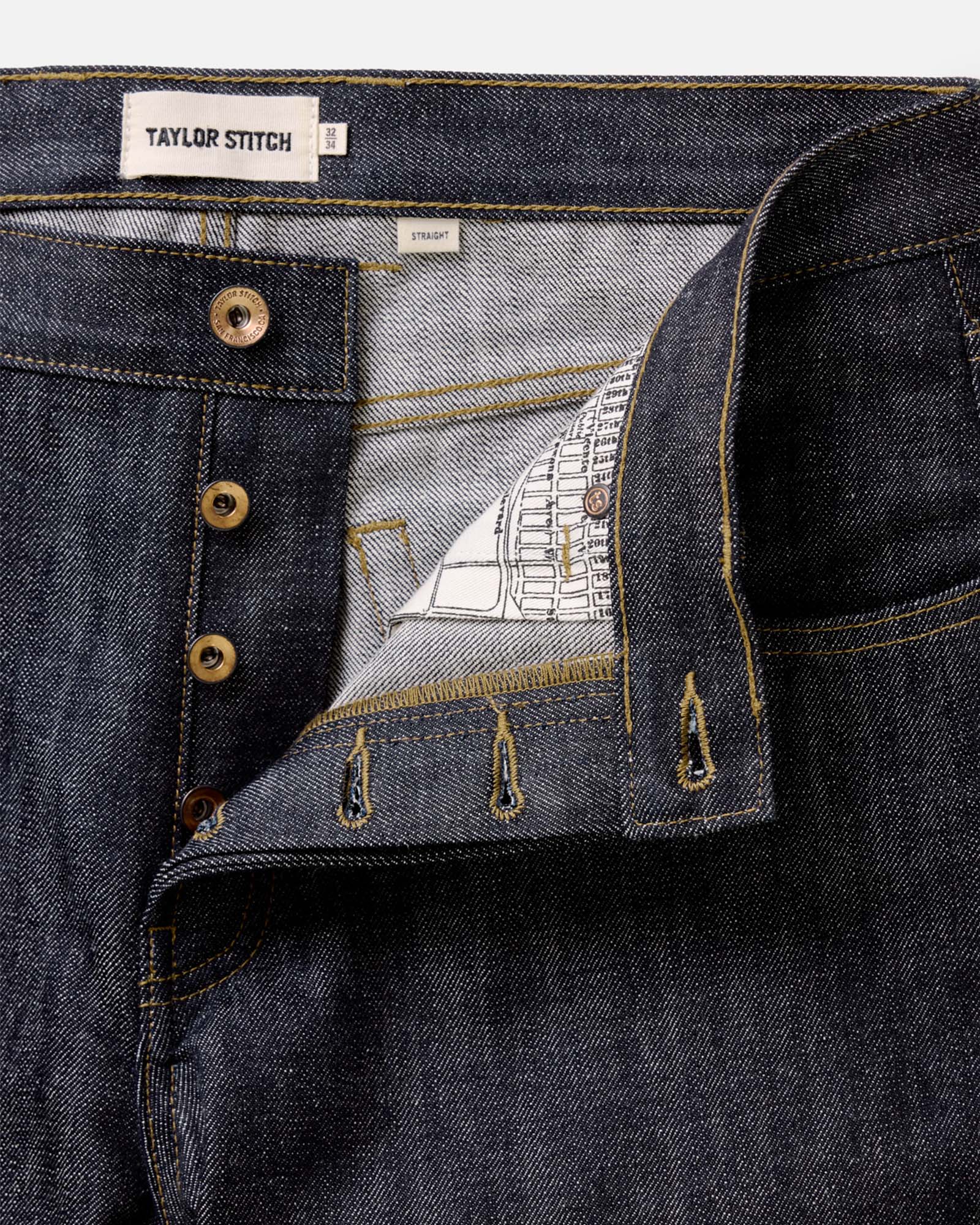 The Straight Jean in Rigid Organic Selvedge