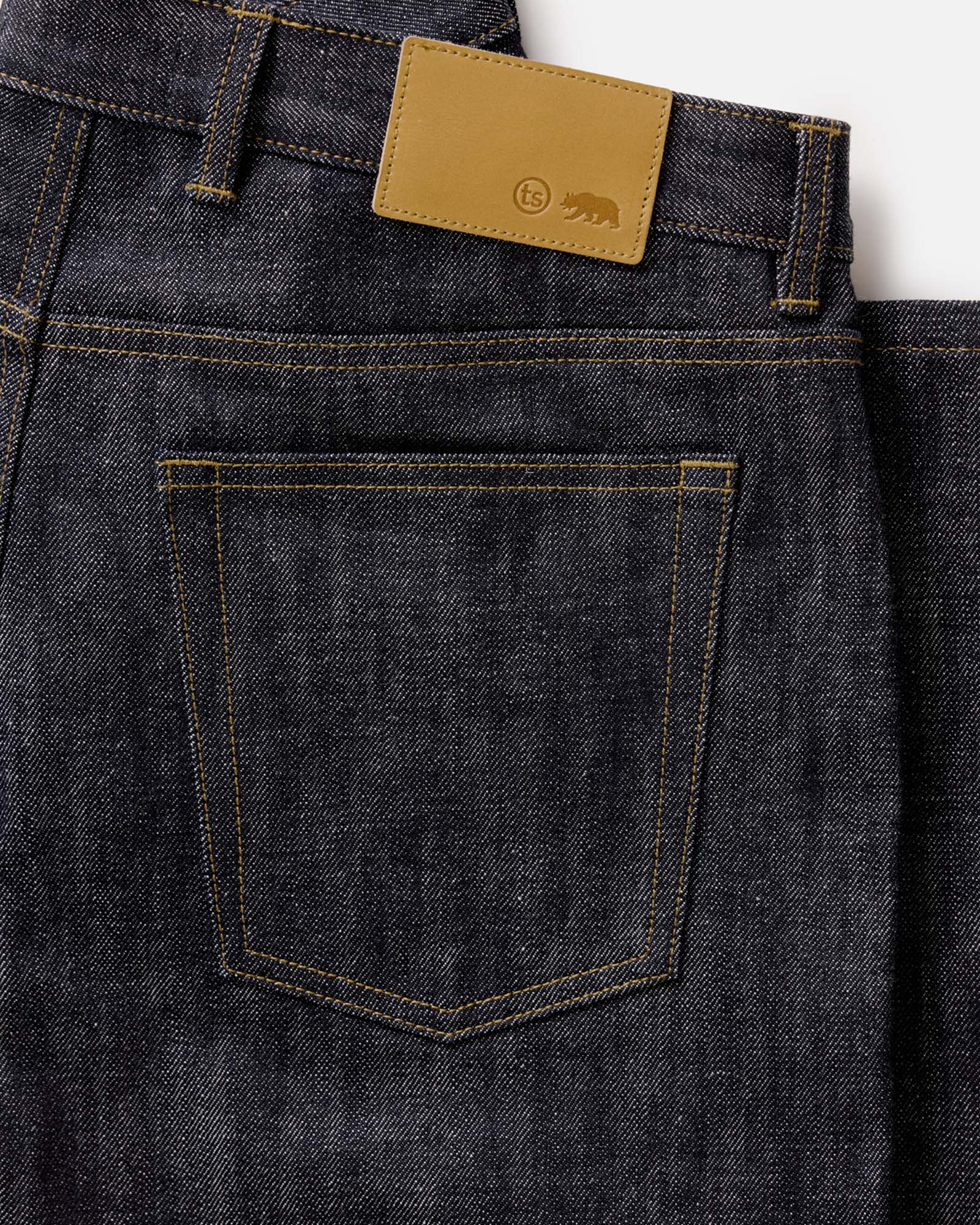 The Straight Jean in Rigid Organic Selvedge