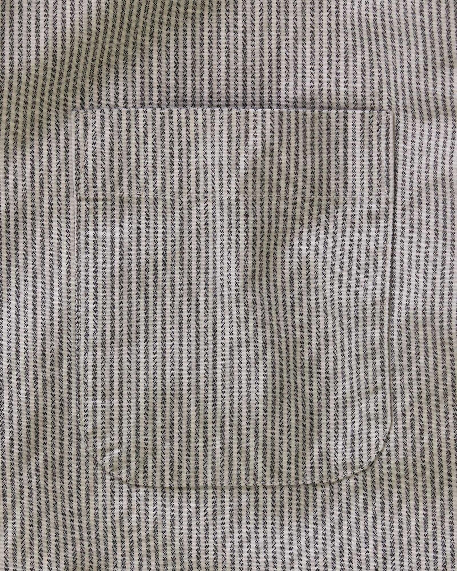 The Jack in Coal Jaspe University Stripe Oxford