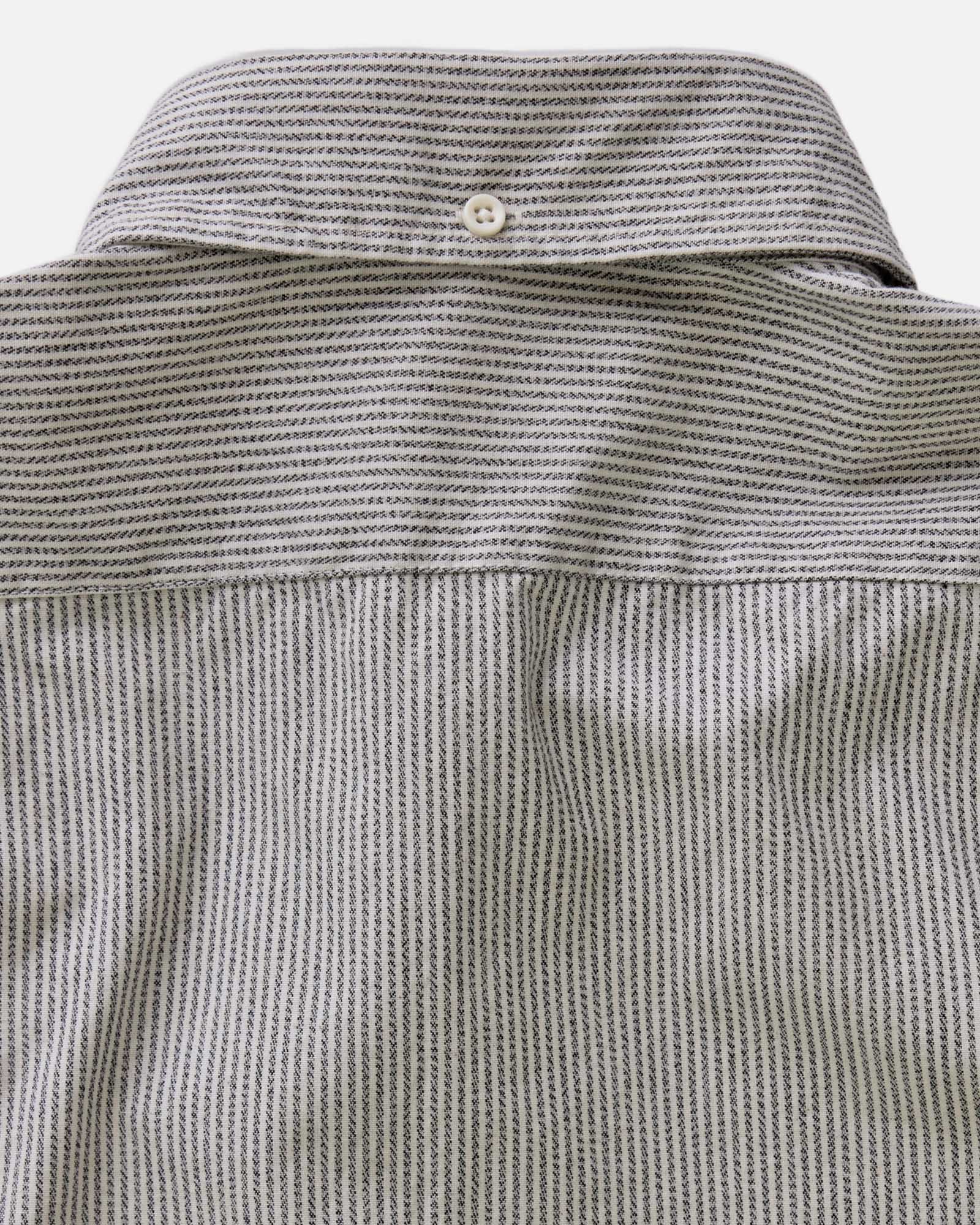 The Jack in Coal Jaspe University Stripe Oxford