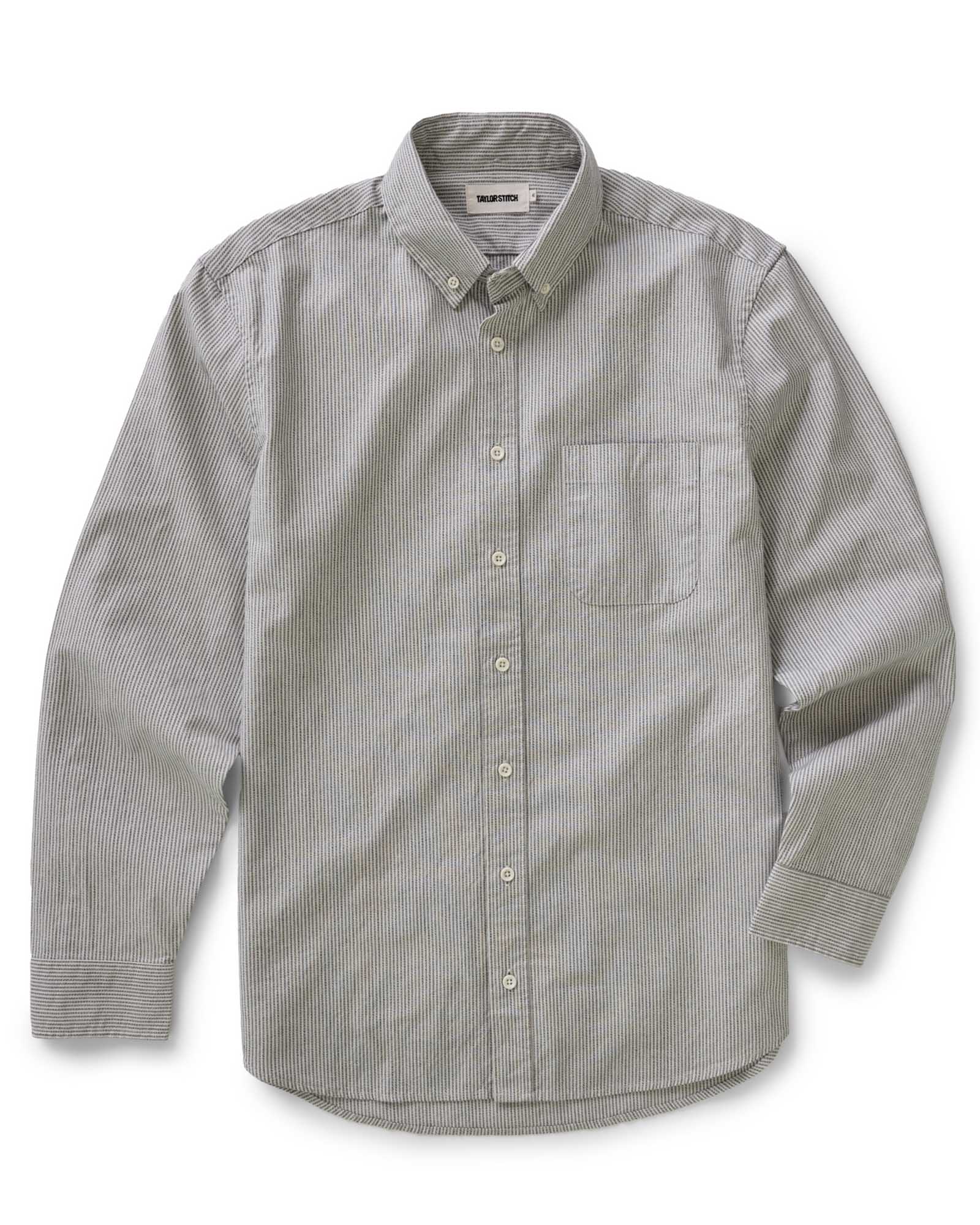 The Jack in Coal Jaspe University Stripe Oxford