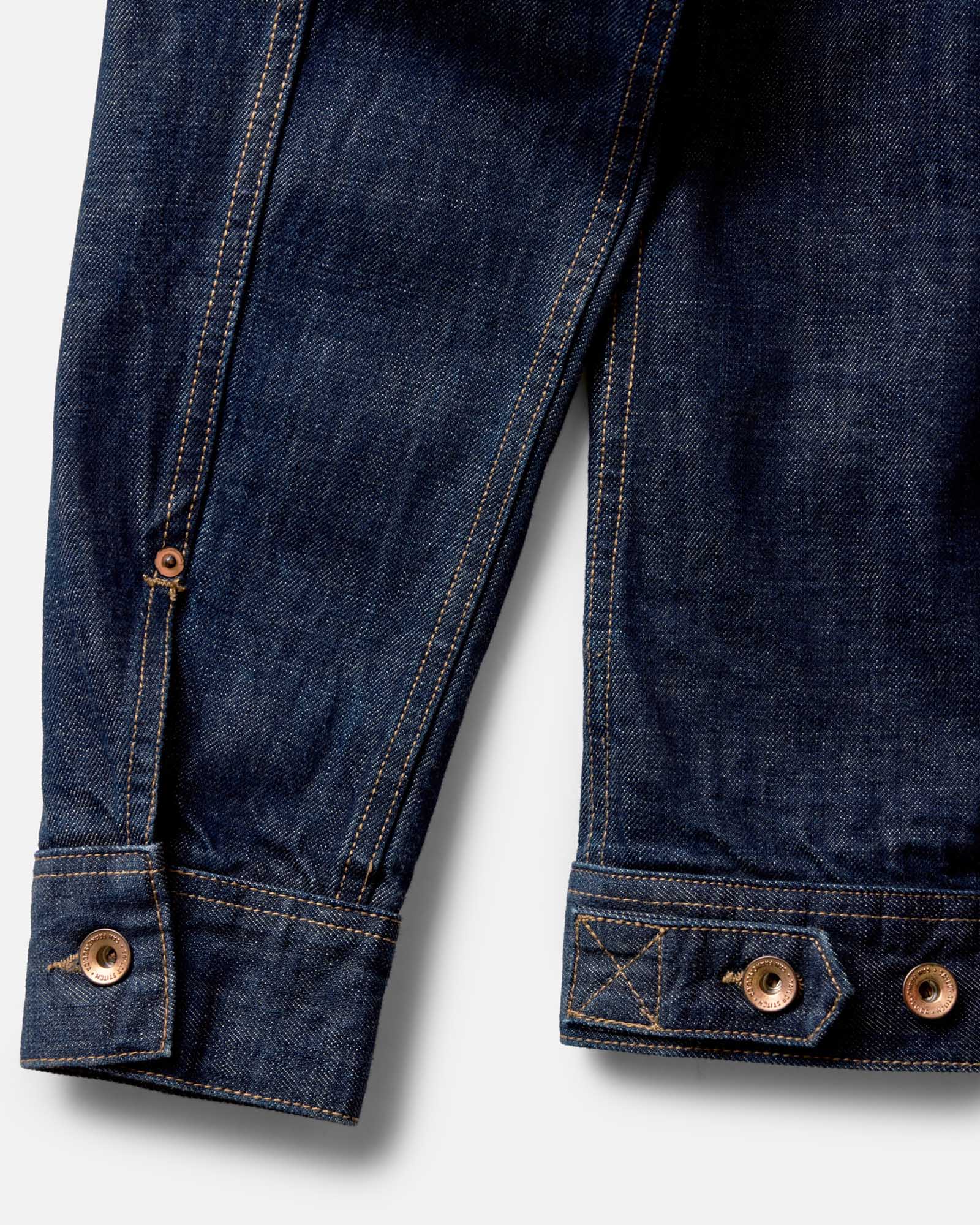 The Long Haul Jacket in Rinsed Organic Selvedge