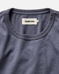 The Organic Cotton Long Sleeve Tee in Navy