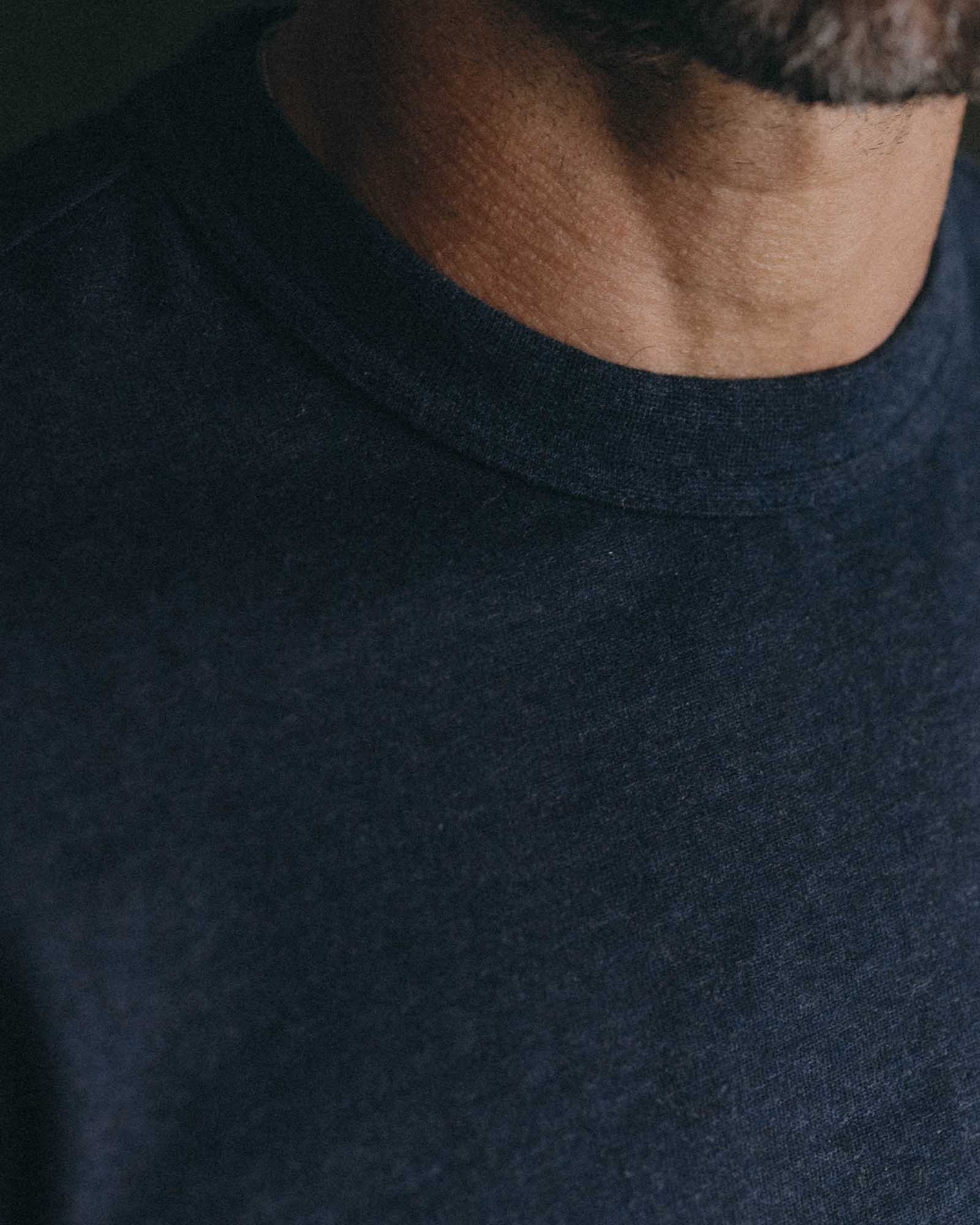 The Organic Cotton Shop Tee in Navy Twist