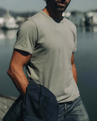 The Organic Cotton Tee in Sage
