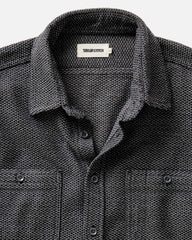 The Utility Shirt in Charcoal Sashiko