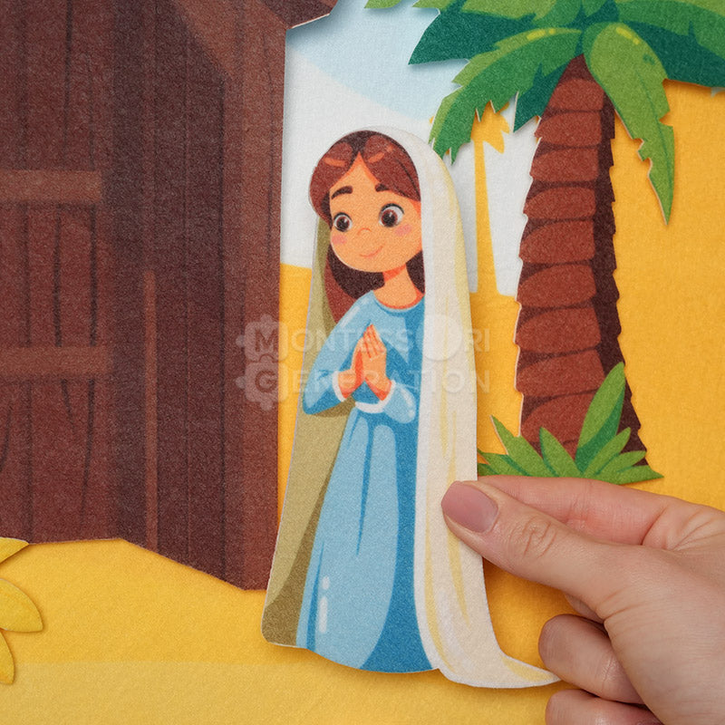 Montessori Nativity Wallboard