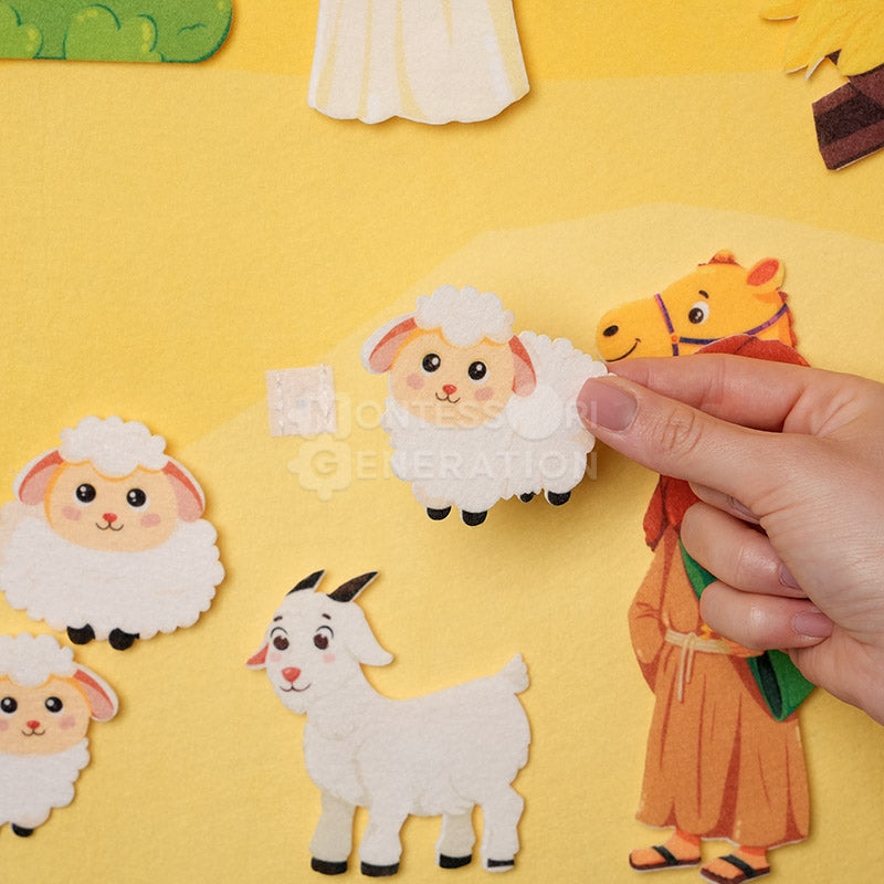 Montessori Nativity Wallboard