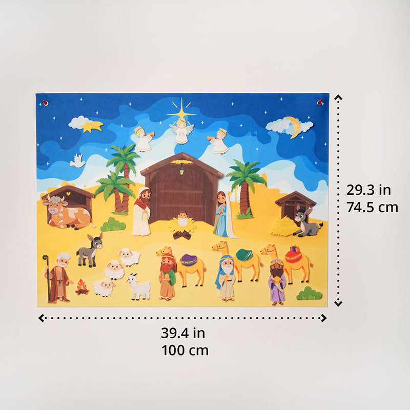 Montessori Nativity Wallboard