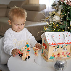 Montessori Xmas Dollhouse